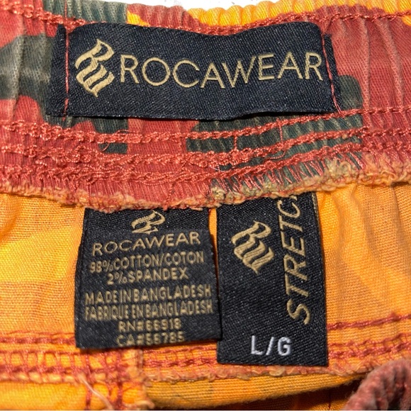 Orange Camouflage joggers - Picture 2 of 3